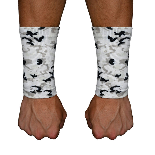 Elite Athletic Gear - Snow Camo Wrist Support Sleeves