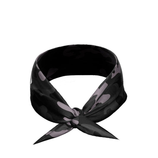 Elite Athletic Gear - Blackout Camo Tie Headband