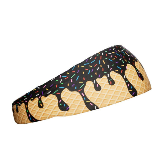 Elite Athletic Gear - Black Ice Cream Headband