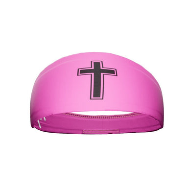 Elite Athletic Gear - Faith Cross Pink Headband