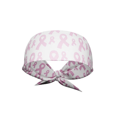 Elite Athletic Gear - Breast Cancer Ribbons Tie Headband