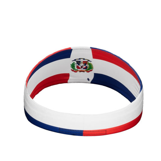 Elite Athletic Gear - Dominican Republic Flag Headband