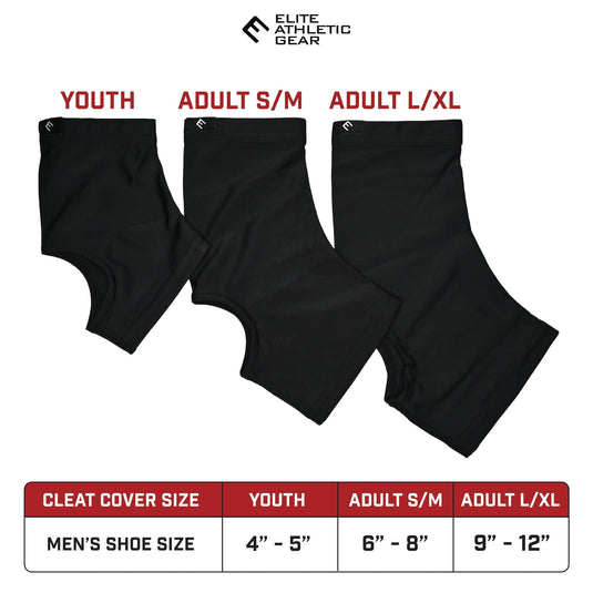 Elite Athletic Gear - White Cleat Covers (Spats)