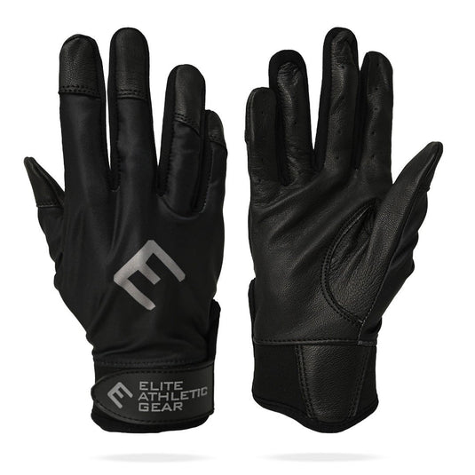 Elite Athletic Gear - Black Batting Gloves