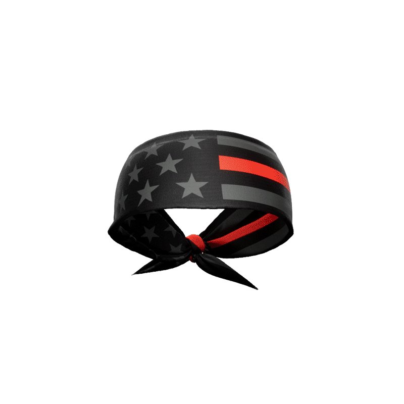 Load image into Gallery viewer, Elite Athletic Gear - Thin red line tie headband
