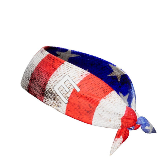 Elite Athletic Gear - Old Glory Tie Headband