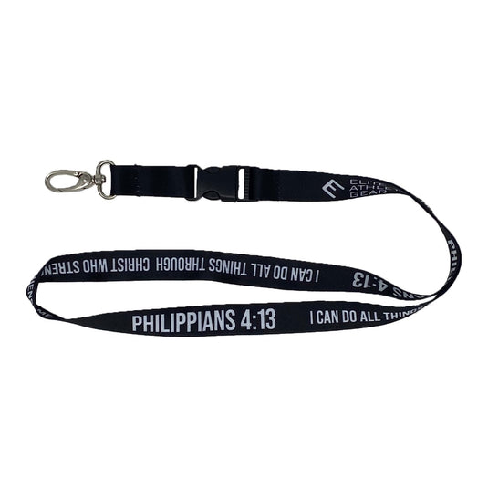 Elite Athletic Gear - Philippians 4:13 Lanyard