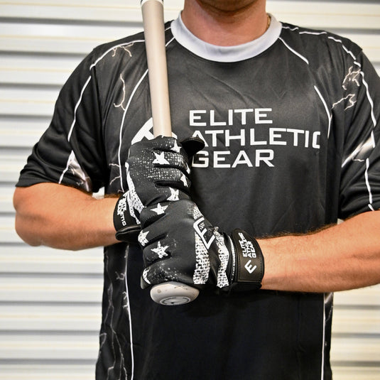 Elite Athletic Gear - Shadow Old Glory Batting Gloves