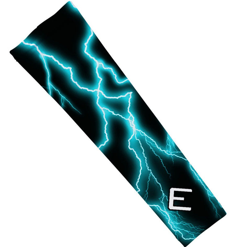 Load image into Gallery viewer, Cyan Lightning Arm Sleeve
