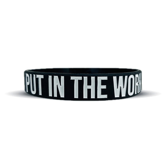 Elite Athletic Gear - Put in the Work Wristband