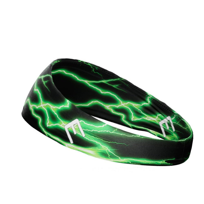 Load image into Gallery viewer, Elite Athletic Gear - Green Lightning Headband

