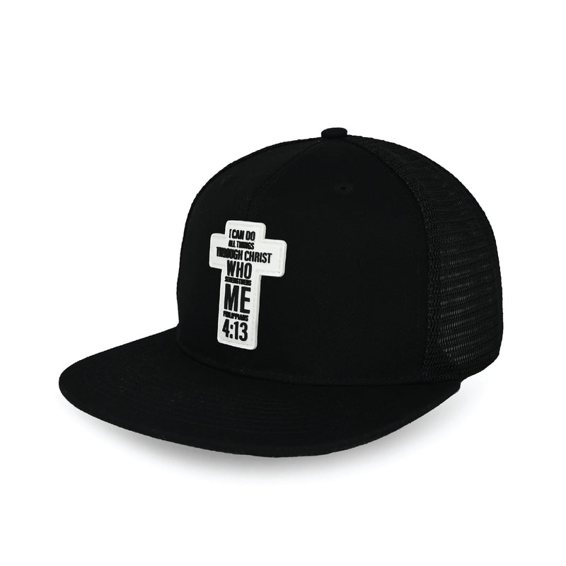 Load image into Gallery viewer, Elite Athletic Gear - Philippians 4:13 Cross Trucker Hat
