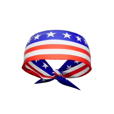 Elite Athletic Gear - Stars & Stripes Tie Headband
