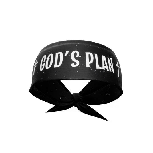Elite Athletic Gear - God's Plan Tie Headband