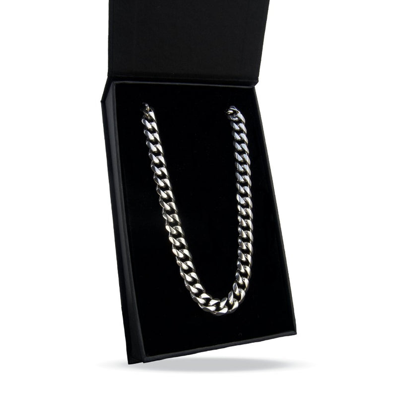 Load image into Gallery viewer, Elite Athletic Gear - 9mm Cuban Link Chain Necklace - Stainless Steel
