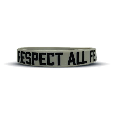 Elite Athletic Gear - Respect all fear none Wristband