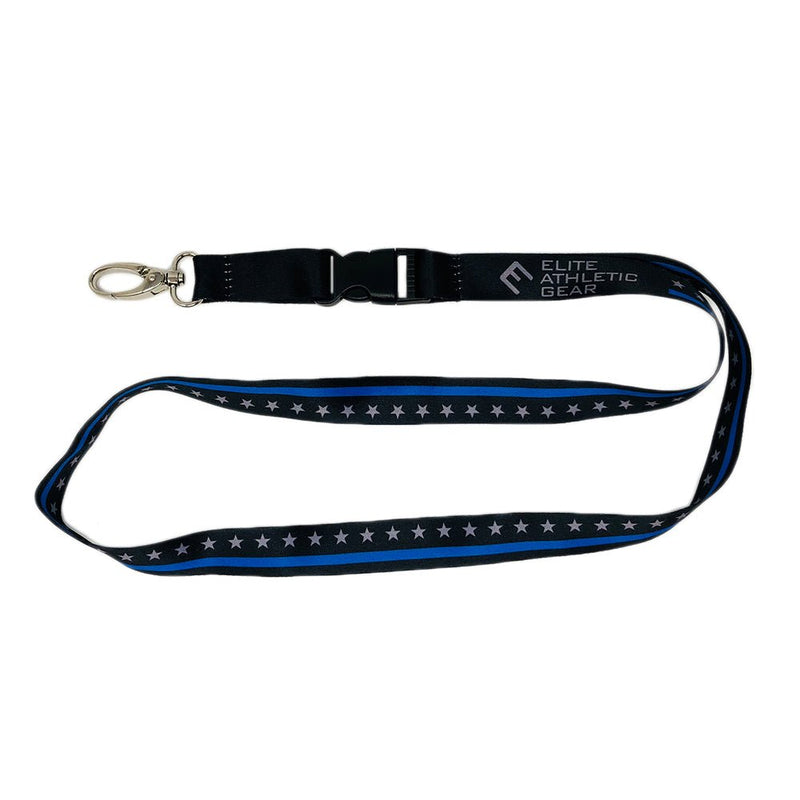 Load image into Gallery viewer, Elite Athletic Gear - Thin Blue Line Lanyard
