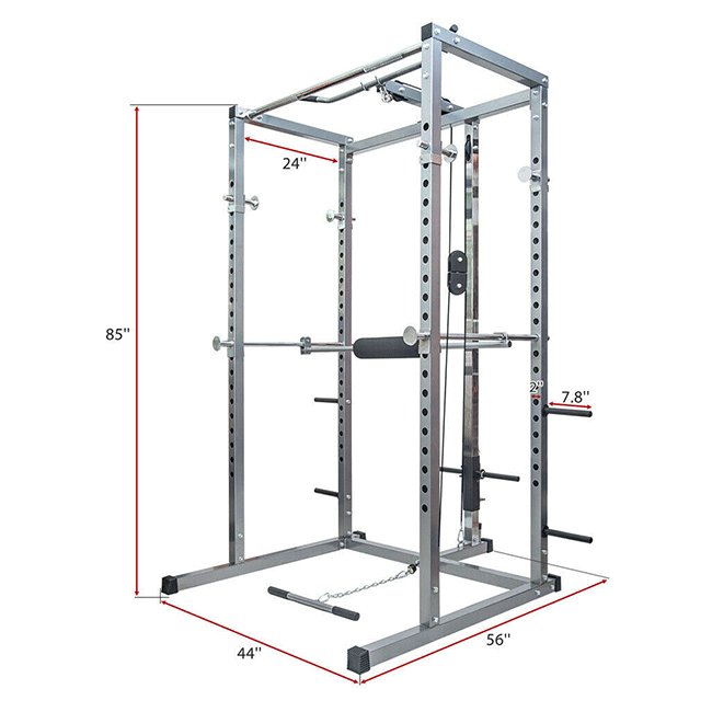 Load image into Gallery viewer, Merax Multi-Functional Olympic Power Squat Rack Cage For Home &amp; Gym (SAK98719)
