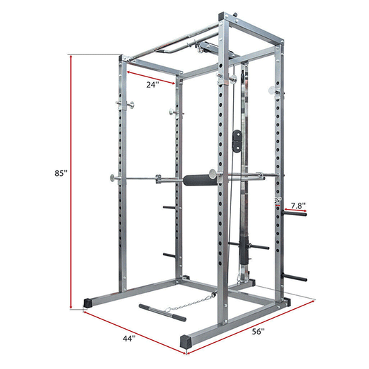 Merax Multi-Functional Olympic Power Squat Rack Cage For Home & Gym (SAK98719)