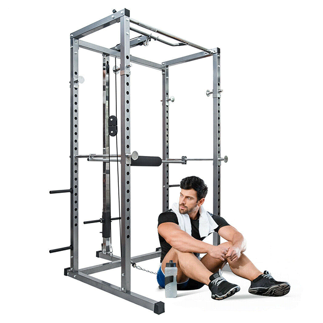 Load image into Gallery viewer, Merax Multi-Functional Olympic Power Squat Rack Cage For Home &amp; Gym (SAK98719)
