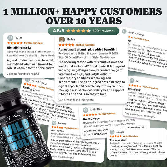 Wild Foods - Methylated Whole Food Multivitamin - Vitamins & Supplements