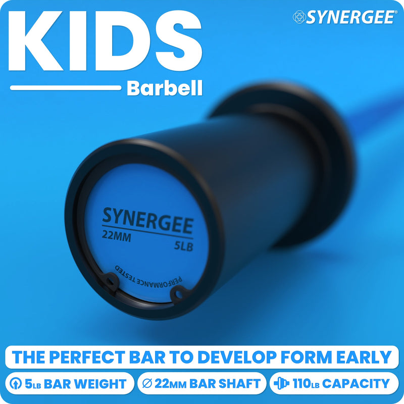 Load image into Gallery viewer, Synergee - Kids Barbell (5 lb Training Bar)
