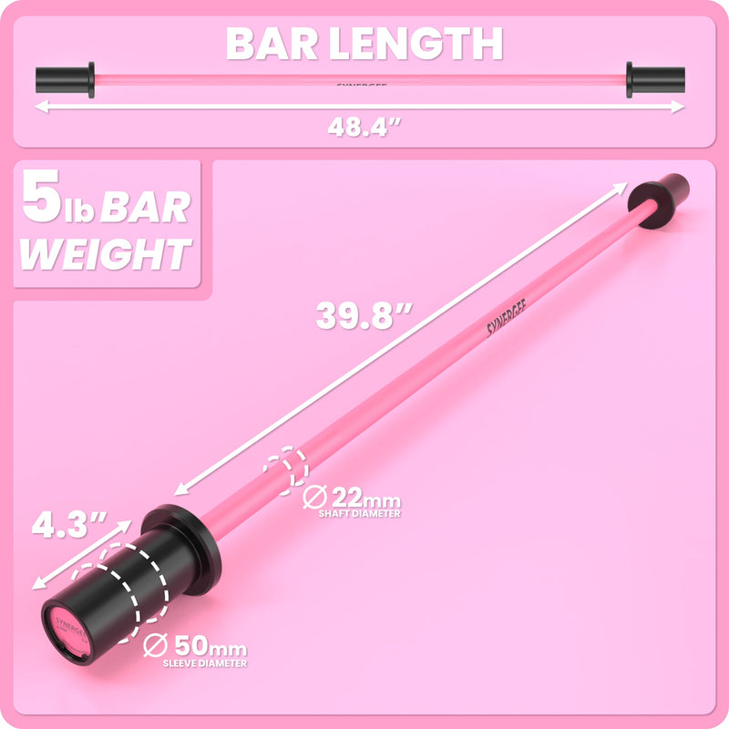 Load image into Gallery viewer, Synergee - Kids Barbell (5 lb Training Bar)
