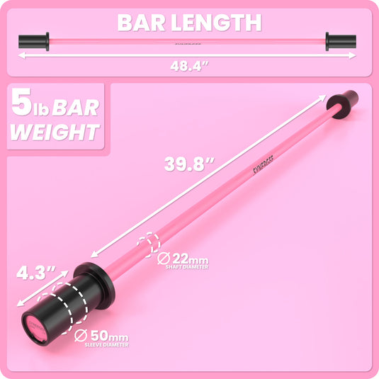 Synergee - Kids Barbell (5 lb Training Bar)