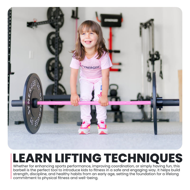Load image into Gallery viewer, Synergee - Kids Barbell (5 lb Training Bar)
