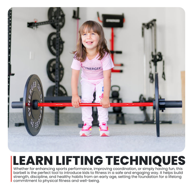 Load image into Gallery viewer, Synergee - Kids Barbell (5 lb Training Bar)
