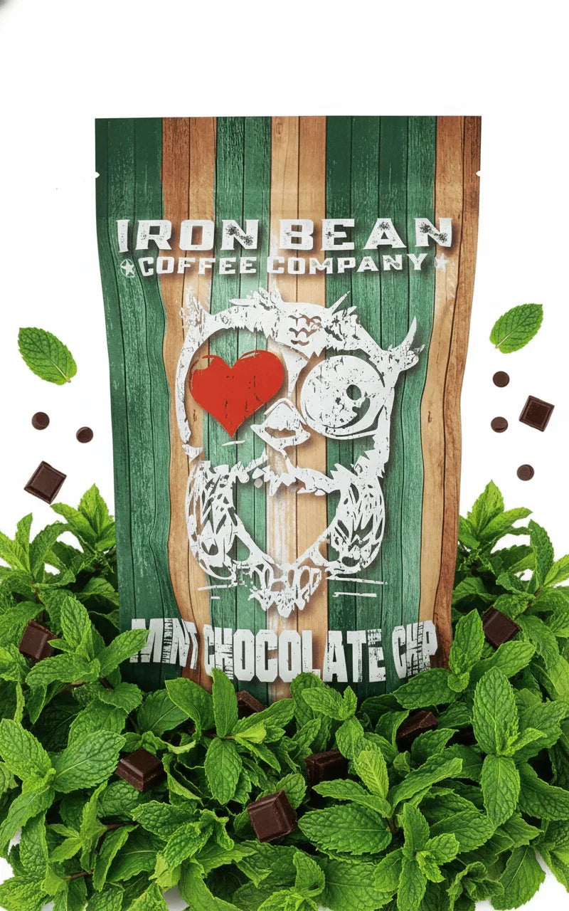 Load image into Gallery viewer, Iron Bean Coffee Company - Mint Chocolate Chip - 12oz
