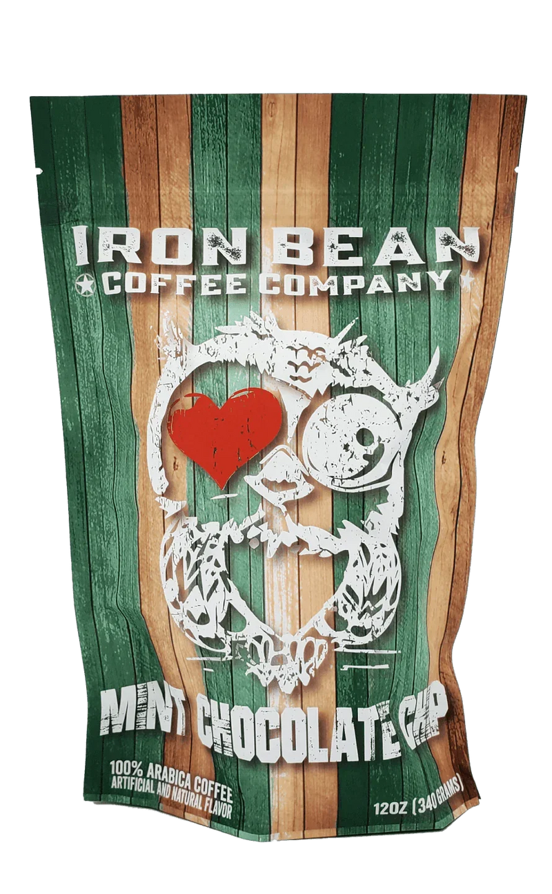 Load image into Gallery viewer, Iron Bean Coffee Company - Mint Chocolate Chip - 12oz
