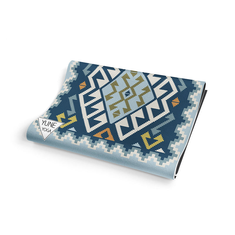 Load image into Gallery viewer, Yune Yoga - Yoga Mat | 6mm Thick | Blue | Non-Slip | Eco Friendly | Yune Yoga | Moab River
