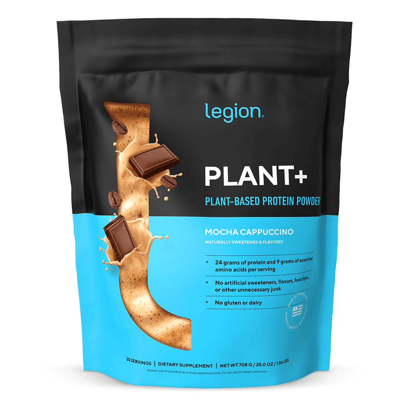 Load image into Gallery viewer, Legion Athletics - Plant+ Plant-Based Protein Powder - Mocha Cappucino / 20 Servings
