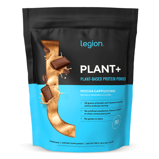 Legion Athletics - Plant+ Plant-Based Protein Powder - Mocha Cappucino / 20 Servings