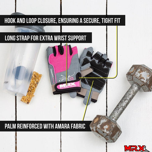 MRX Products - MRX Women's Weight Lifting Gloves for Gym Training and Workouts - Durable, Comfortable Grip
