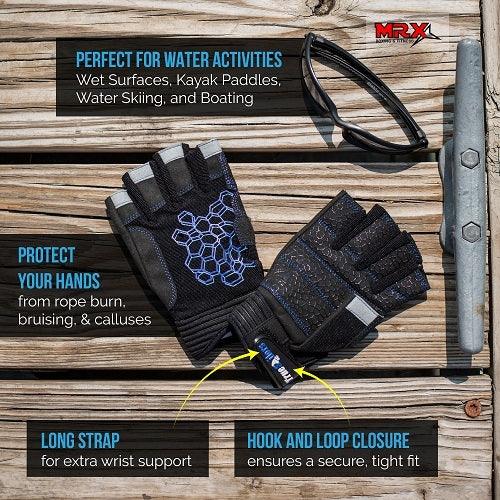 Load image into Gallery viewer, MRX - Sailing Gloves with Sticky Palm 3/4 Cut Fingers Kayaking &amp; More Unisex

