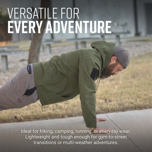 MudGear - All-Weather Warrior Hoodie (Olive Drab Green)