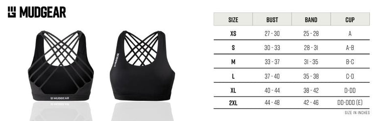 Load image into Gallery viewer, MudGear - Women's Performance Sports Bra with Pockets (Black)
