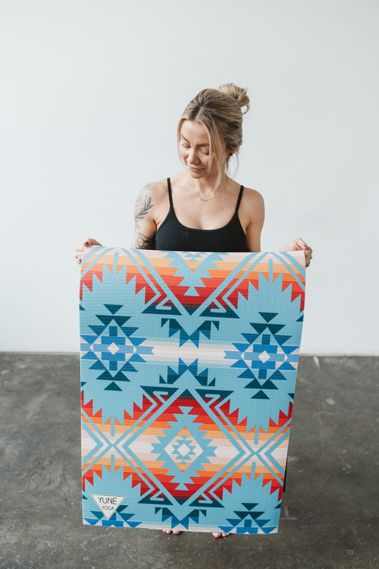 Yune Yoga - Yoga Mat | 6mm Thick | Multi Color | Non-Slip | Eco Friendly | Yune Yoga | Jerome Turquoise