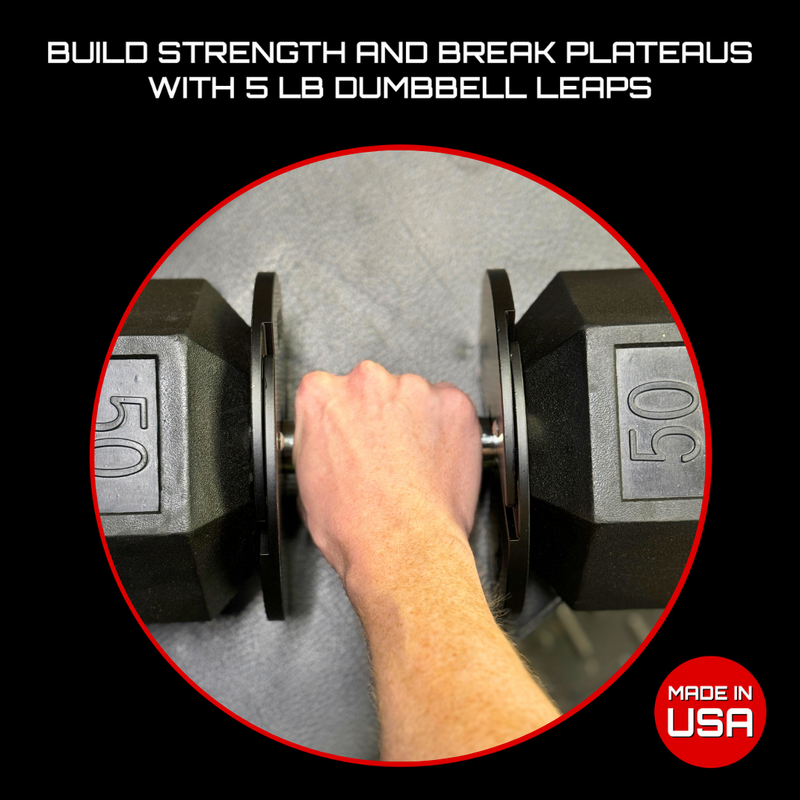 Load image into Gallery viewer, Micro Gainz Red 2.5LB Dumbbell Fractional Weight Plates
