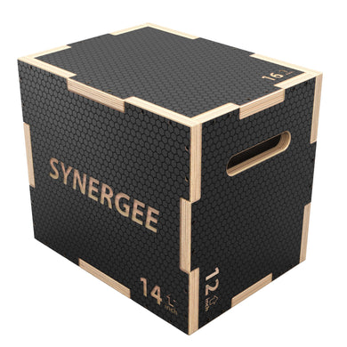 Synergee - Non-Slip 3-in-1 Wood Plyo Boxes