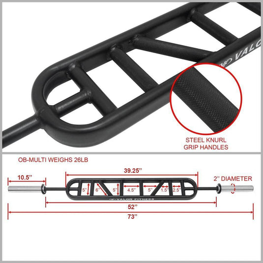 Valor Fitness - Multi Grip Swiss Bar