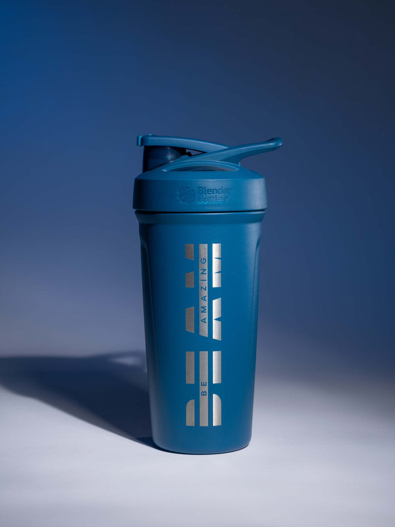 Load image into Gallery viewer, Be Amazing Metal Blender Bottle
