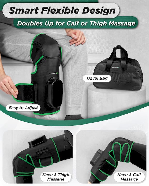 Load image into Gallery viewer, Lunix - LX4 Knee Massager, Forest Green
