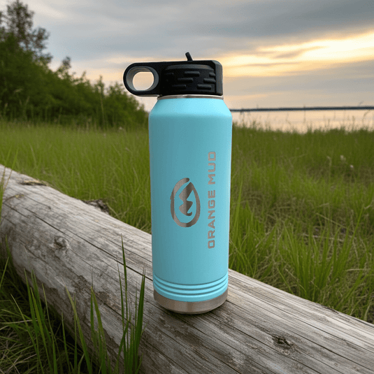 Orange Mud - 32oz Double Insulated Steel Water Bottle
