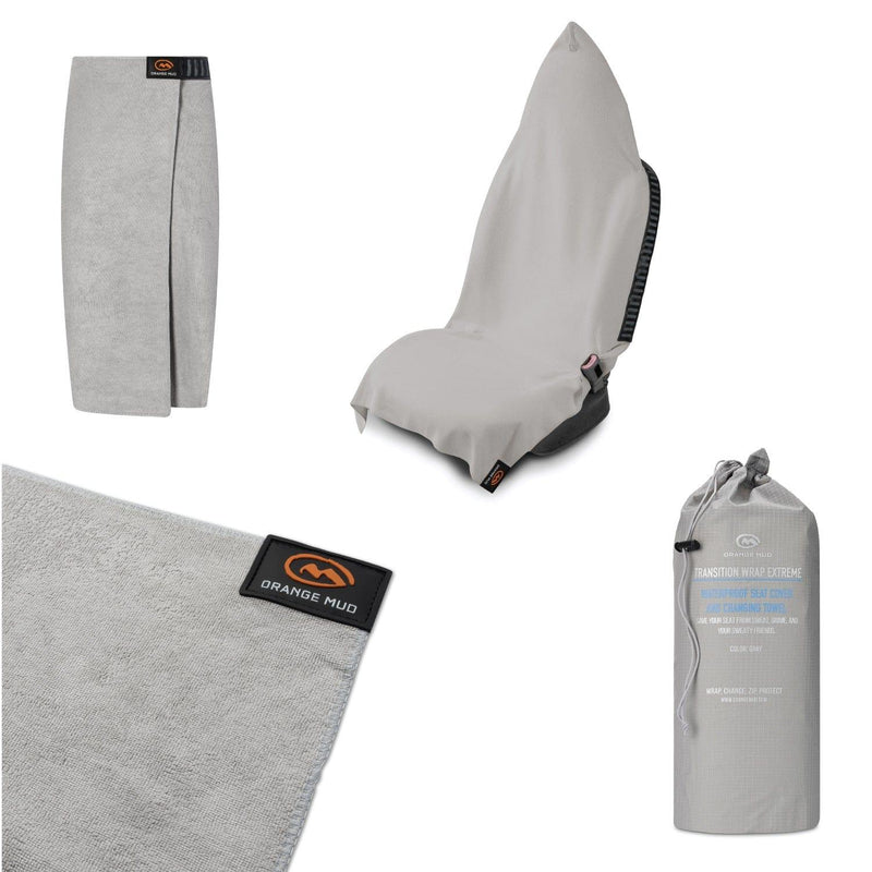 Load image into Gallery viewer, Orange Mud - Transition Wrap Extreme: Waterproof Seat Cover and Changing Towel
