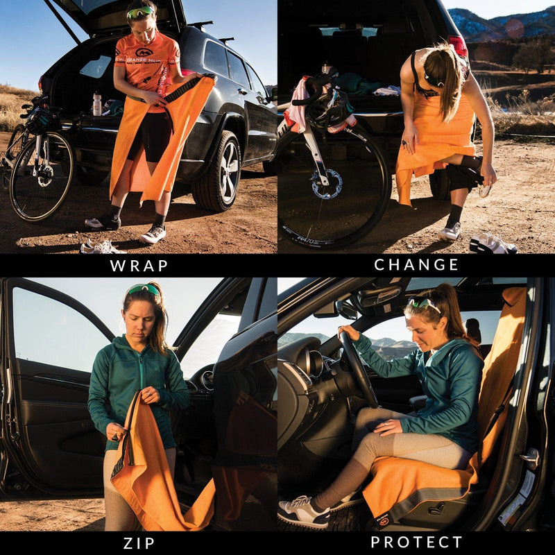 Load image into Gallery viewer, Orange Mud - Transition Wrap 2.0: Changing Towel and Car Seat Cover

