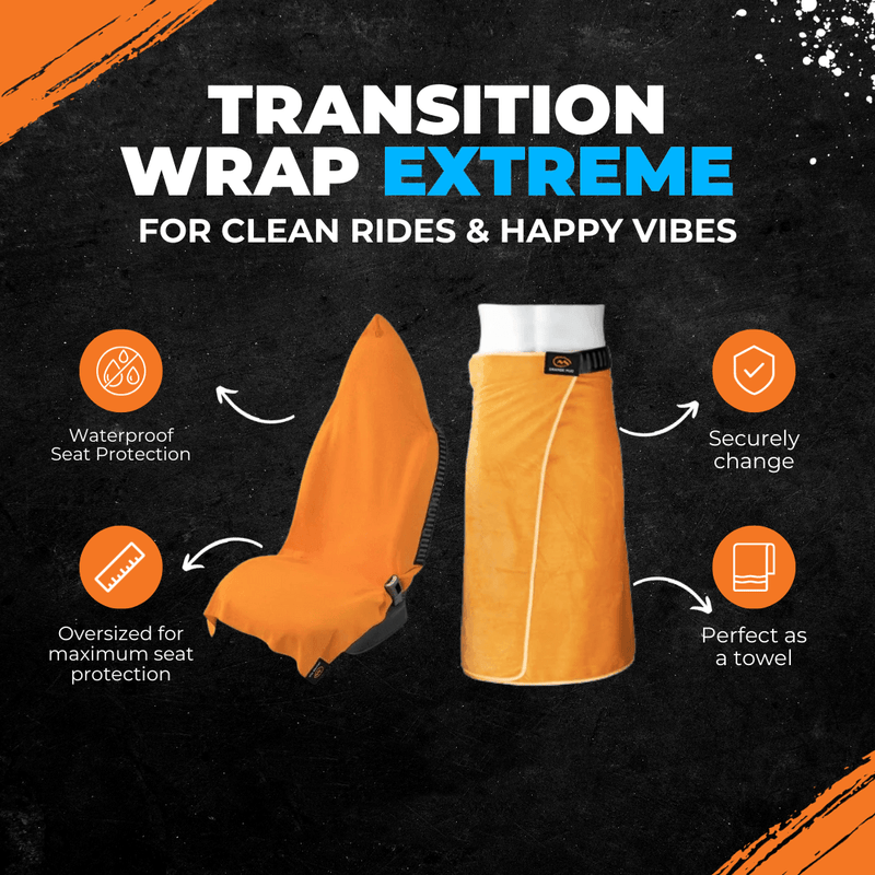 Load image into Gallery viewer, Orange Mud - Transition Wrap Extreme: Waterproof Seat Cover and Changing Towel
