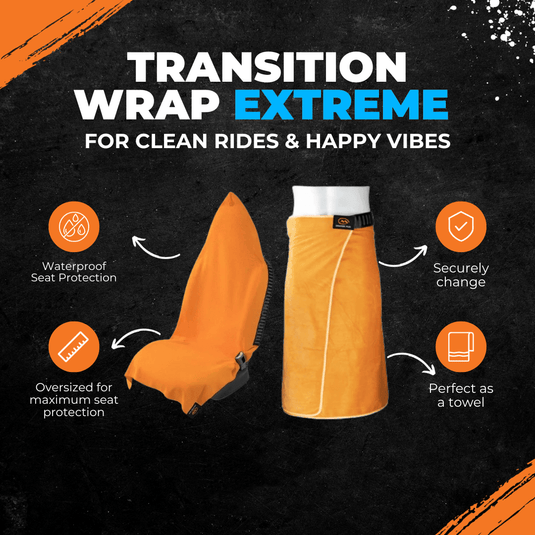 Orange Mud - Transition Wrap Extreme: Waterproof Seat Cover and Changing Towel
